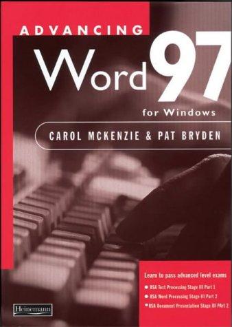 Cover for Advancing Word 97 for Windows