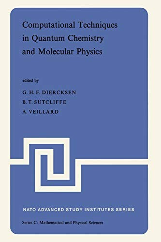 Cover for Computational Techniques in Quantum Chemistry and Molecular Physics