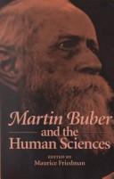 Cover for Martin Buber and the human sciences