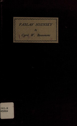 Cover for Vaslav Nijinsky