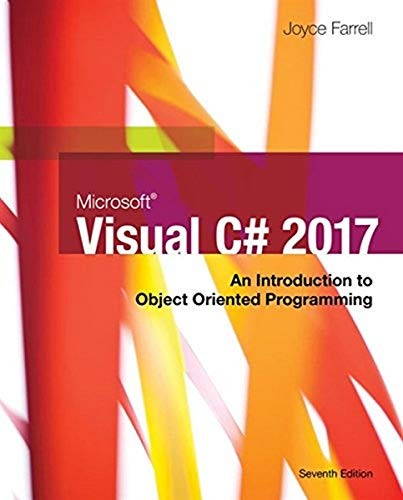 Cover for Microsoft Visual C# : an Introduction to Object-Oriented Programming, 7th Edition
