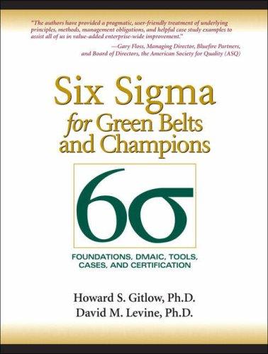 Cover for Six Sigma for Green Belts and Champions