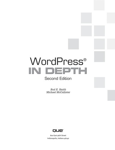 Cover for WordPress in depth