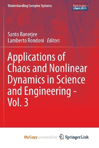 Cover for Applications of Chaos and Nonlinear Dynamics in Science and Engineering - Vol. 3