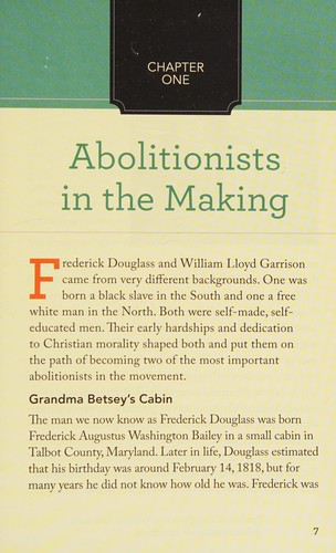 Cover for Frederick Douglass and William Garrison