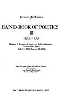 Cover for Handbook of Politics