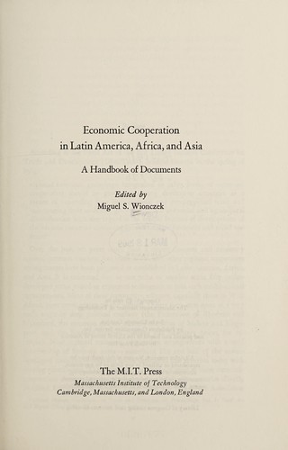 Cover for Economic cooperation in Latin America, Africa and Asia