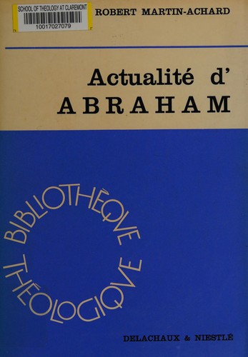 Cover for Actualité d'Abraham.
