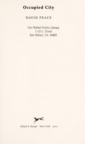 Cover for Occupied city
