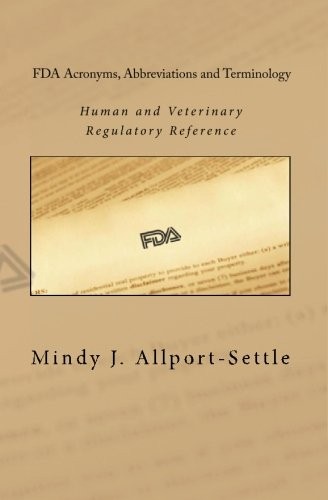 Cover for FDA Acronyms, Abbreviations and Terminology