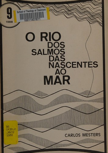 Cover for O rio dos Salmos