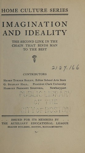 Cover for Imagination and ideality