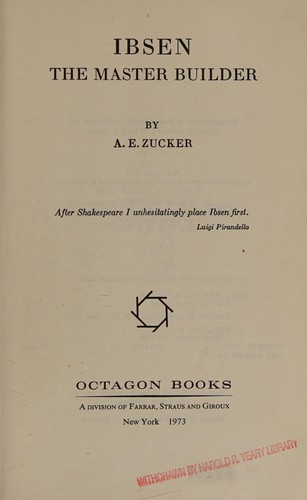 Cover for Ibsen