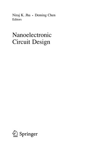 Cover for Nanoelectronic circuit design