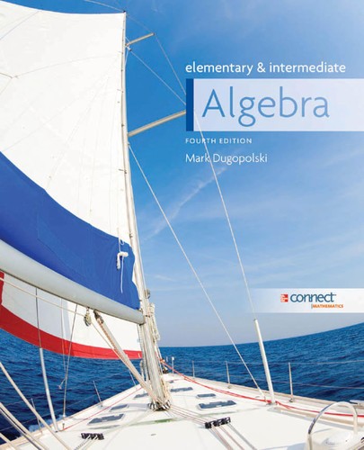 Cover for Elementary and intermediate algebra