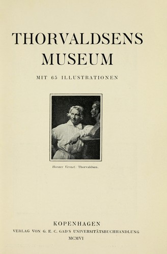 Cover for Thorvaldsens Museum