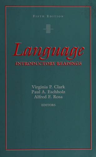 Cover for Language