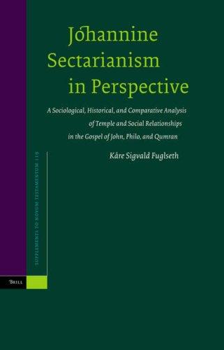 Cover for Johannine Sectarianism in Perspective