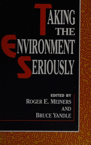 Cover for Taking the environment seriously