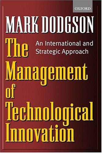 Cover for The Management of Technological Innovation