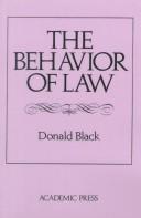 Cover for The behavior of law