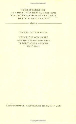 Cover for Heinrich von Sybel