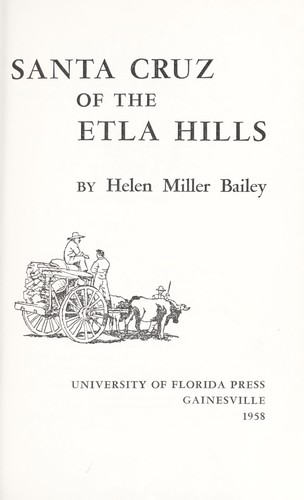 Cover for Santa Cruz of the Etla Hills