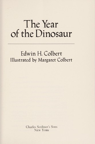 Cover for The year of the dinosaur