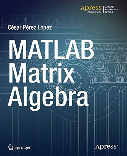 Cover for MATLAB Matrix Algebra