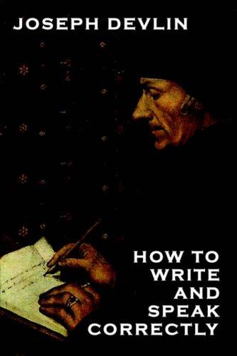 Cover for How to Write and Speak Correctly