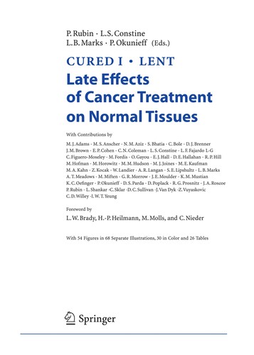 Cover for Late effects of cancer treatment on normal tissues