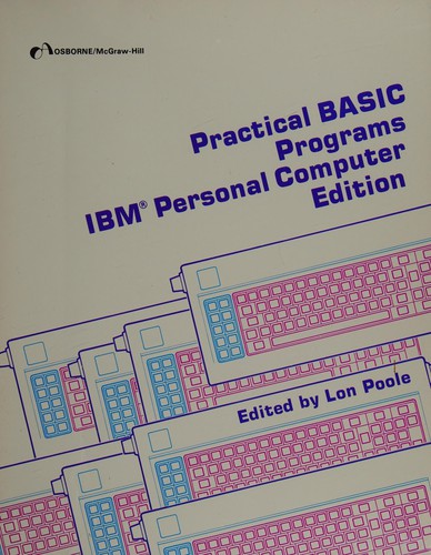 Cover for Practical BASIC programs, IBM Personal Computer edition