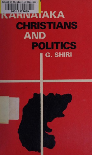 Cover for Karnataka Christians and politics