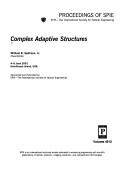 Cover for Complex adaptive structures
