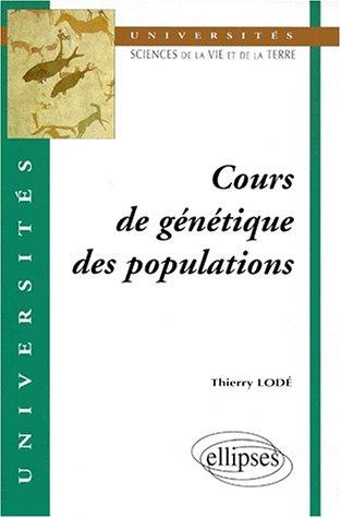 Cover for Cours de génétique des populations