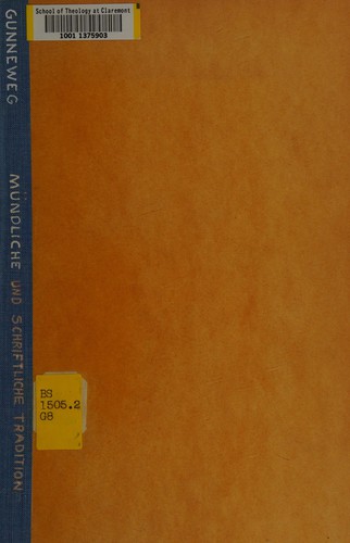 Cover for Mündliche und schriftliche Tradition der vorexilischen Prophetenbücher als Problem der neueren Prophetenforschung