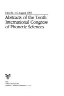 Cover for Abstracts of the Tenth International Congress of Phonetic Sciences