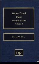 Cover for Water-based paint formulations