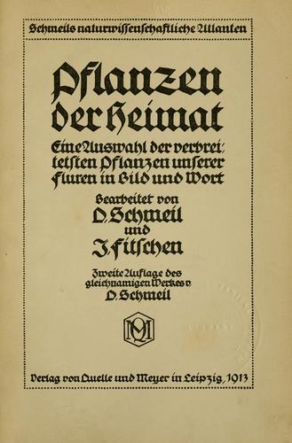 Cover for Pflanzen der Heimat.