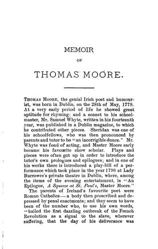 Cover for Moore