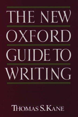 Cover for The New Oxford Guide to Writing