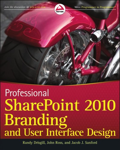 Cover for Professional SharePoint 2010 branding and user interface design