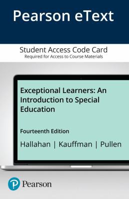 Cover for Pearson EText Exceptional Learners