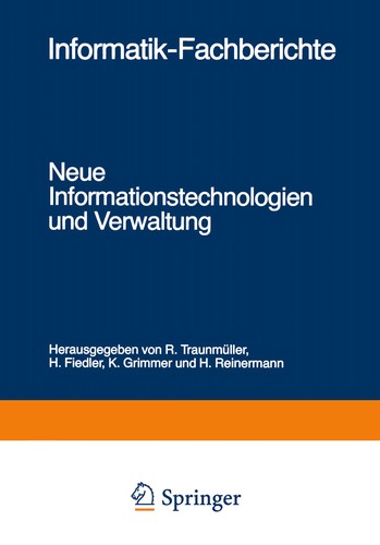Cover for Neue Informationstechnologien und Verwaltung