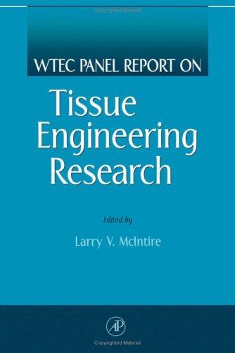 Cover for WTEC Panel Report on Tissue Engineering Research
