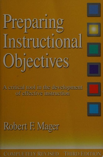 Cover for Preparing instructional objectives
