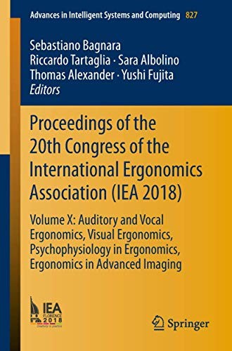 Cover for Proceedings of the 20th Congress of the International Ergonomics Association