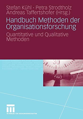 Cover for Handbuch Methoden der Organisationsforschung: Quantitative und Qualitative Methoden