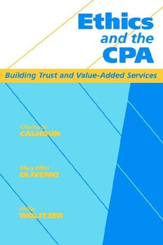 Cover for Ethics and the CPA