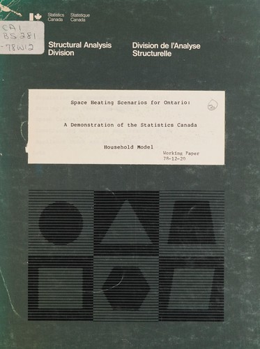 Cover for SPACE HEATING SCENARIOS FOR ONTARIO